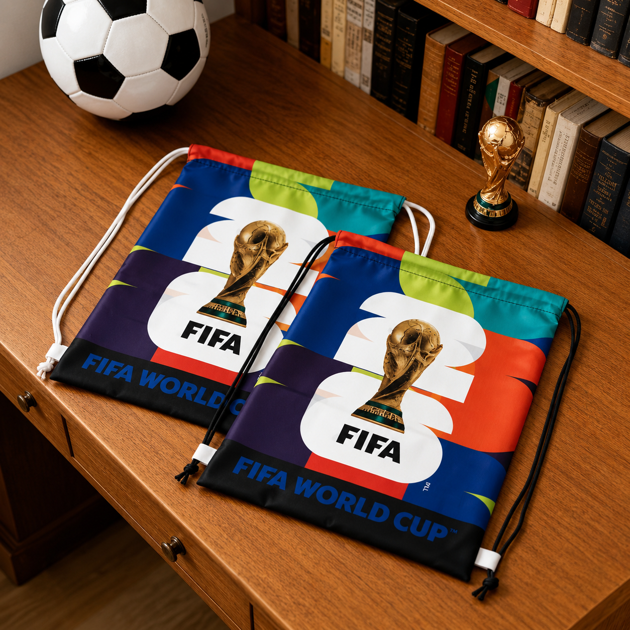 World Cup drawstring backpack