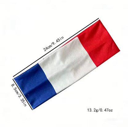 National flag elastic head band