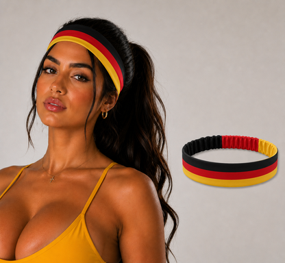 National flag elastic head band