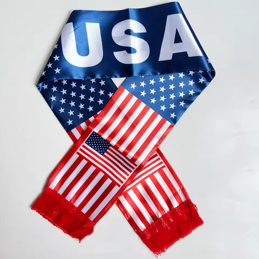 USA silk scarf